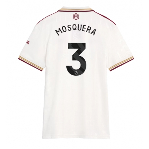 Billige Fotballdrakt Arsenal Cristhian Mosquera #3 Replika Tredjedrakt Dame 2025-26 Kortermet Billige Fotballdrakt Arsenal Cristhian Mosquera #3 Replika Tredjedrakt Dame 2025-26 Kortermet